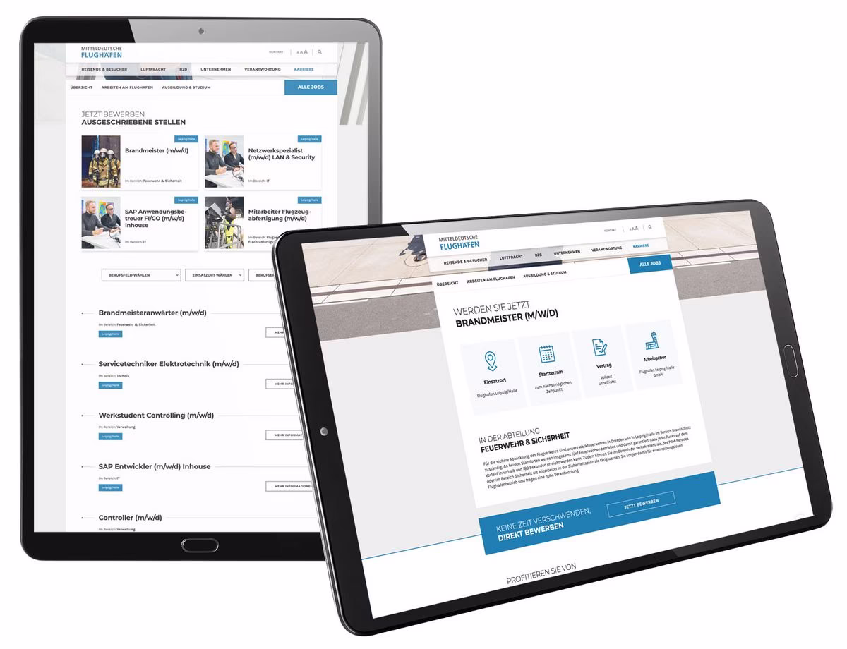 Karriereportal mit d.vinci-Anbindung bei der MDF AG