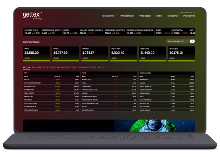 TYPO3-Agentur Netresearch - Screenshot Projekt Gettex