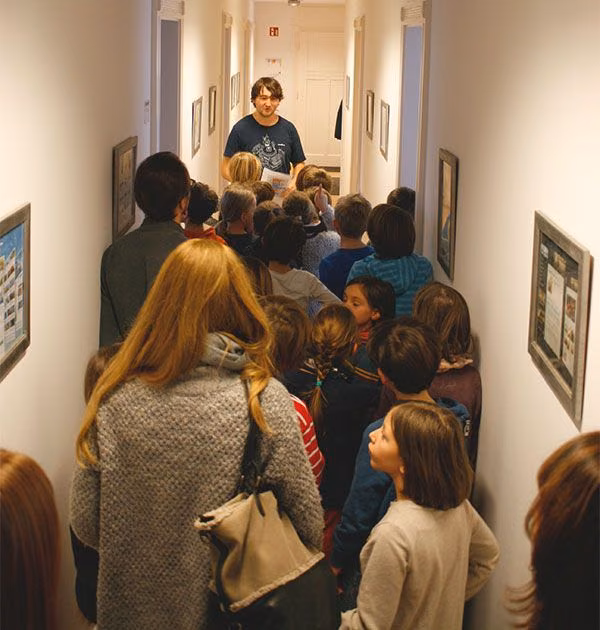 Roomtour mit André Lademann für eine Schulklasse bei Netresearch