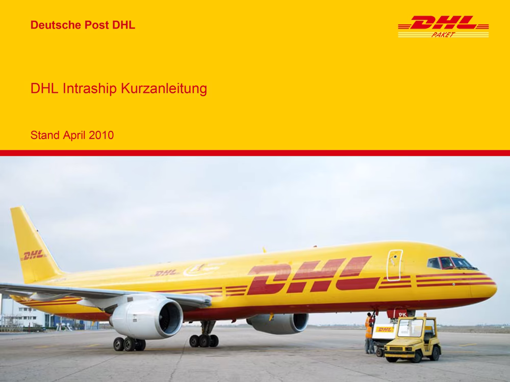 DHL Intraship Manual DHL Intraship Manual