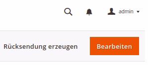 Deutsche Post DHL Shipping create returns button