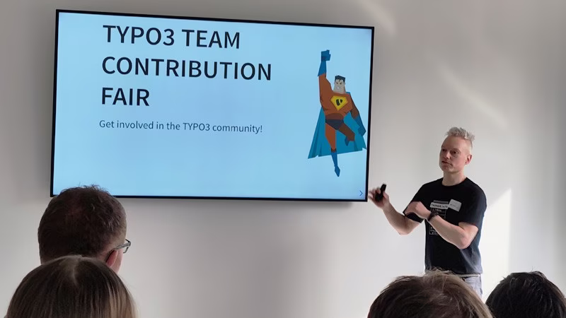 TYPO3Camp Dresden 2024: Session TYPO3 Team Contribution