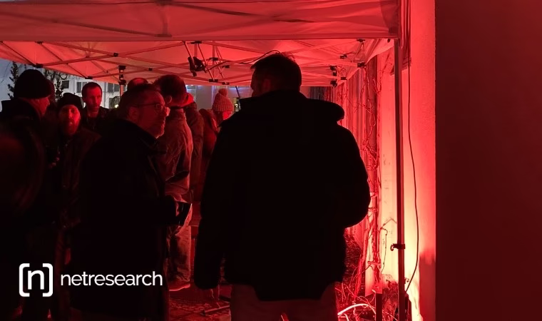 Netresearch Neujahrs-Gluehen 2025: Eventansicht Mitarbeiter und Gäste