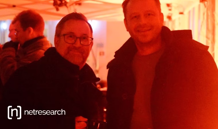 Netresearch Neujahrs-Gluehen 2025: Mitarbeiter und Gäste